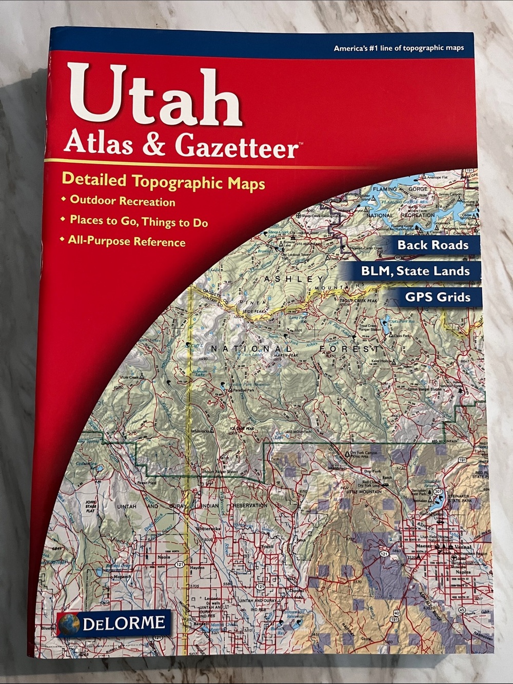 DeLorme Utah Atlas & Gazetteer 
Like New